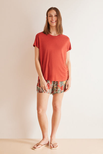 Red Short Sleeve T-Shirt_03