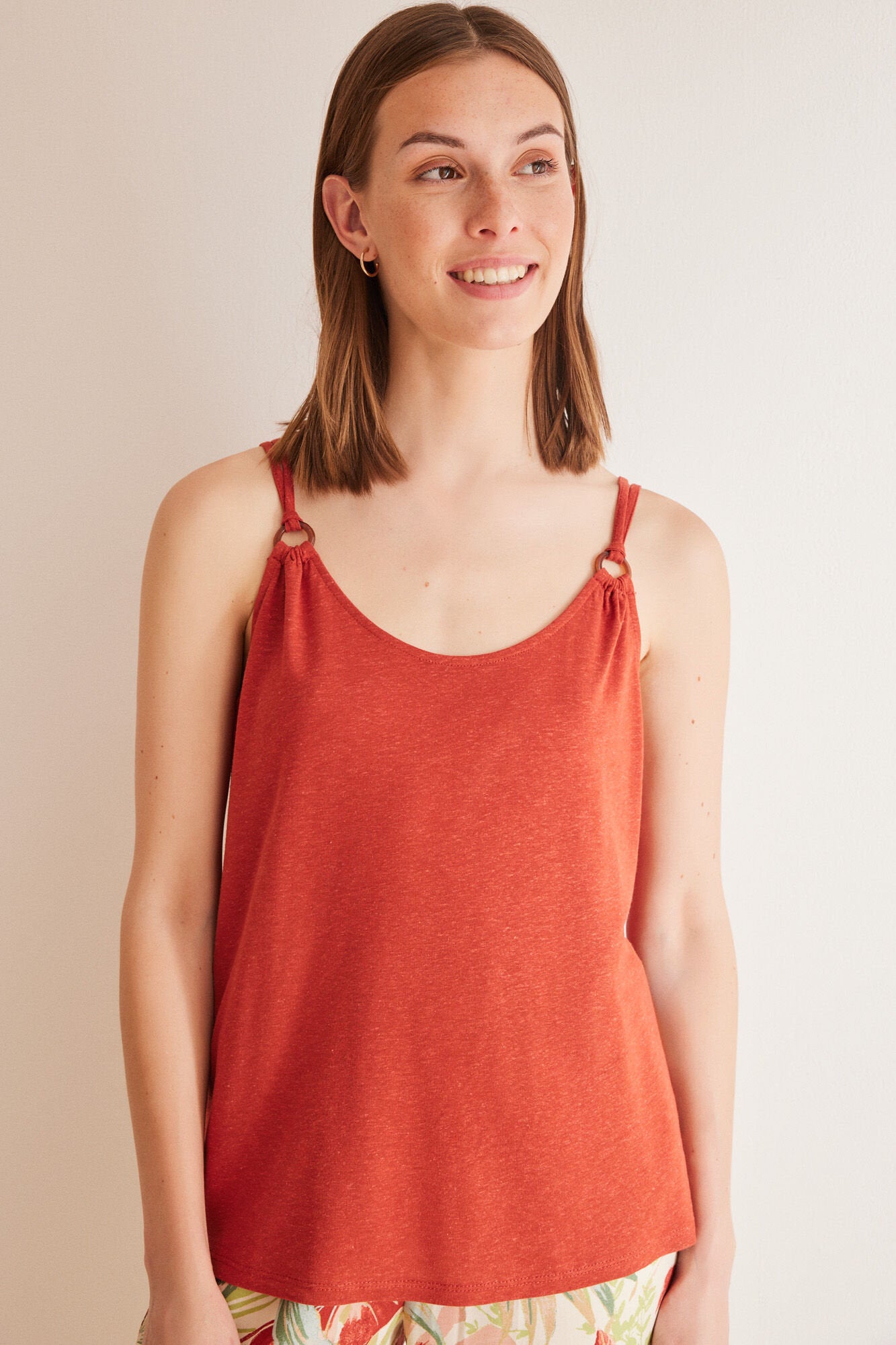 Orange Camisole Top_01