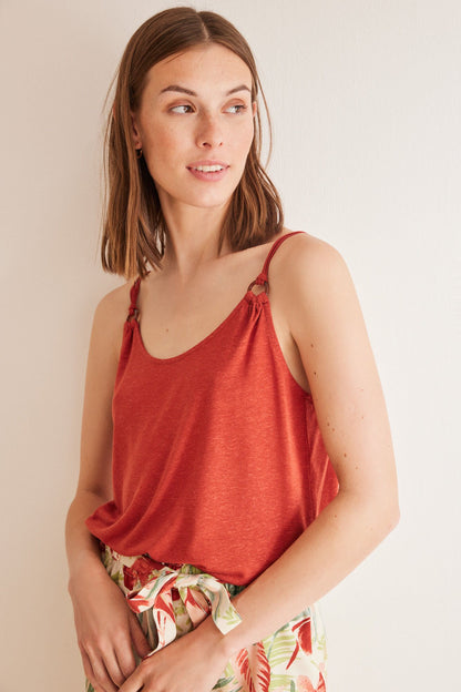 Orange Camisole Top_05