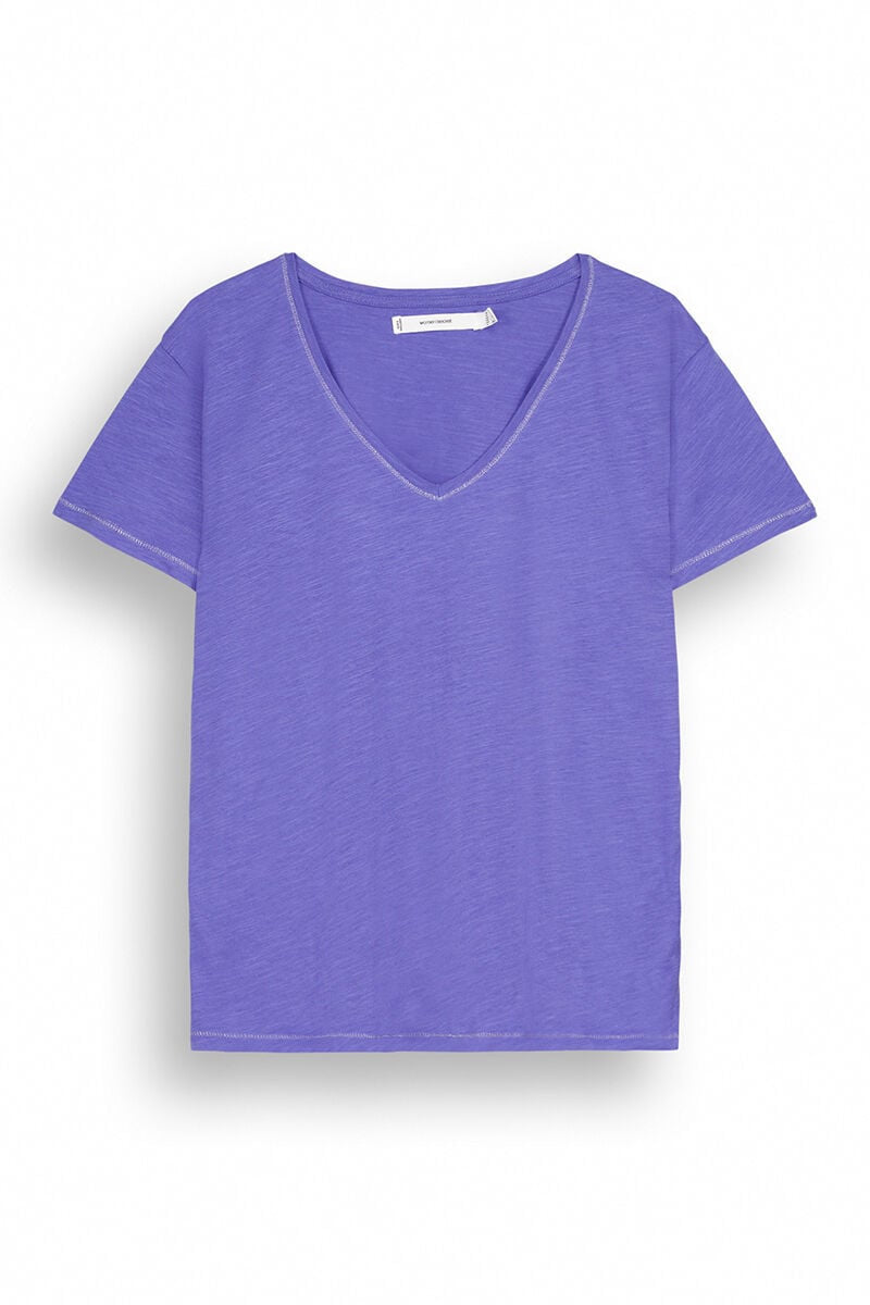 Blue Slub 100% Cotton T-Shirt_06