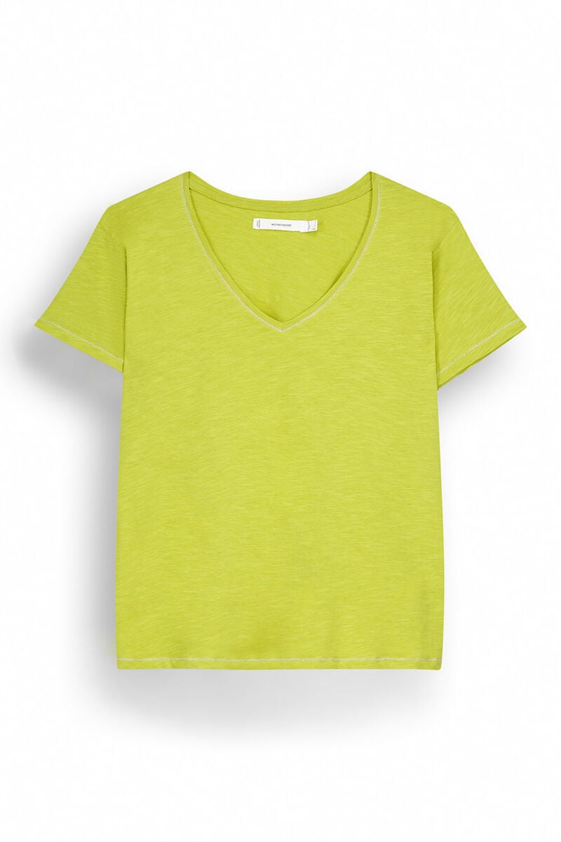 Green Slub 100% Cotton T-Shirt_07