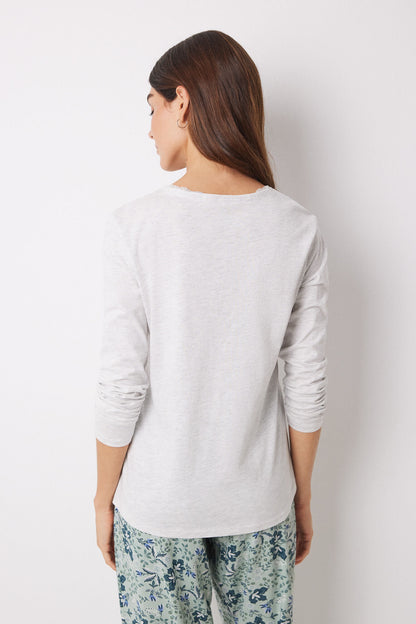 100% Gray Cotton Long Sleeve T-Shirt_04