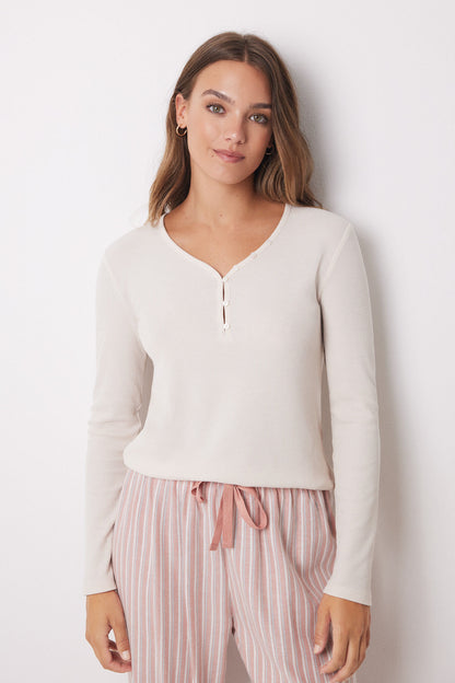 Ivory Long Sleeve Baker&