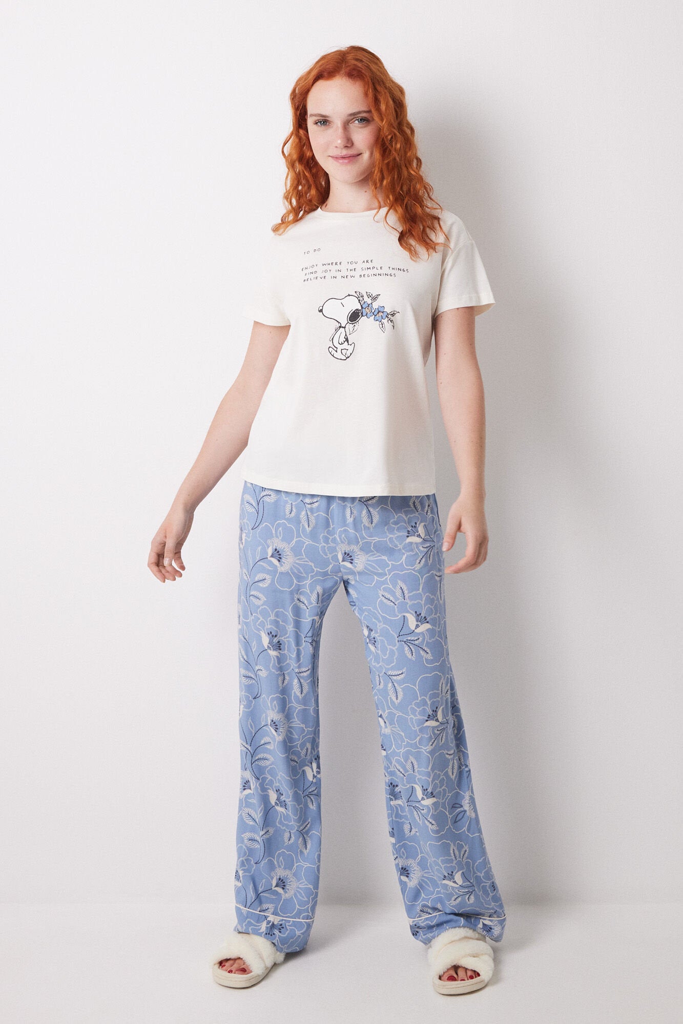 Women Secret_100% Cotton Snoopy Short Sleeve T-Shirt_3279684_37_06