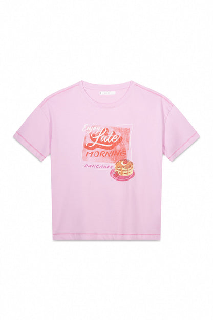 Women Secret_100% Cotton Pink Short Sleeve T-Shirt_3279686_70_06