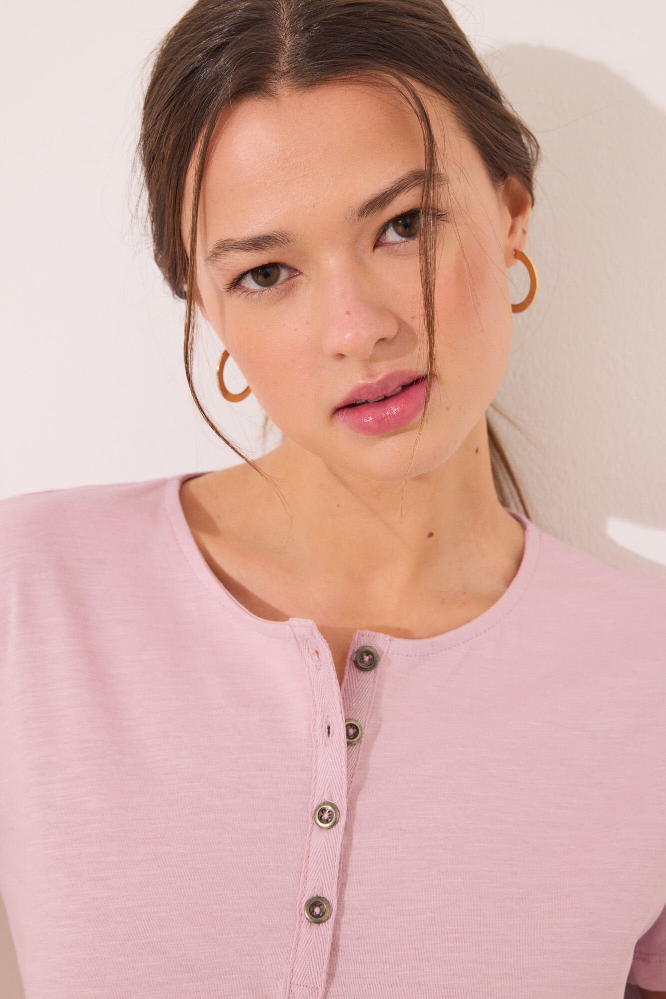 Women Secret_Short Sleeve T T-Shirt 100% Cotton Pink_3279692_72_01