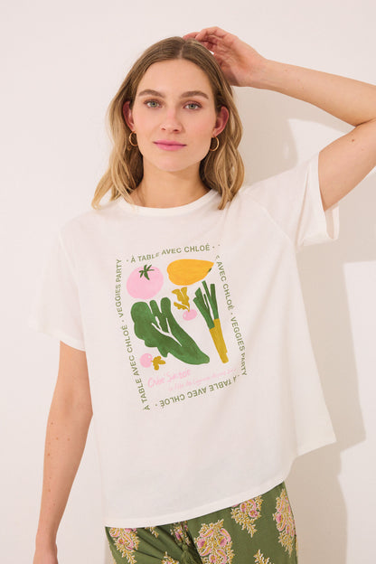 Women Secret_100% Cotton Short Sleeve T-Shirt &quot;Vegetables&quot;_3279694_96_04