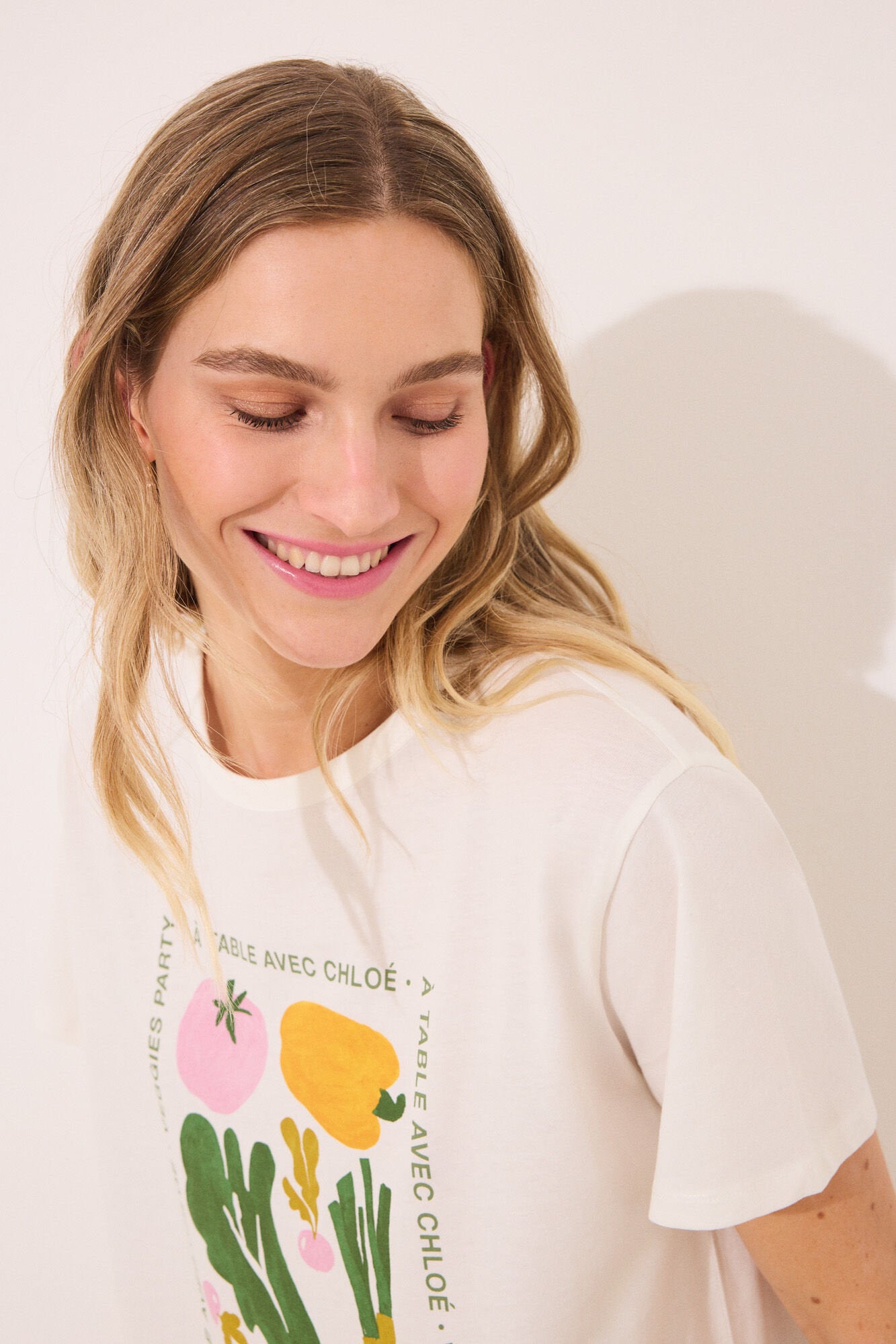 Women Secret_100% Cotton Short Sleeve T-Shirt &quot;Vegetables&quot;_3279694_96_05