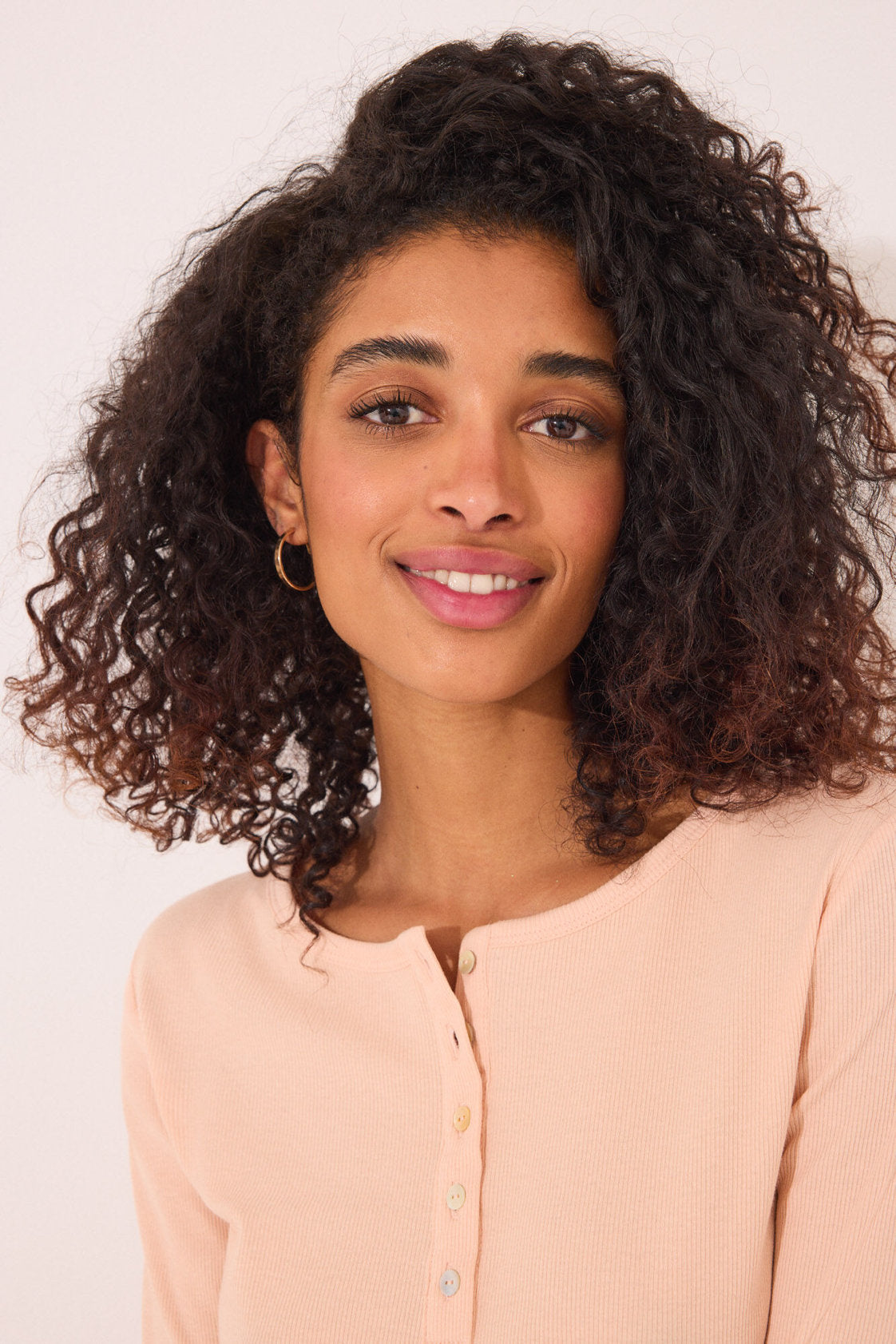 Women Secret_Orange Ribbed Long Sleeve T-Shirt_3279696_67_02