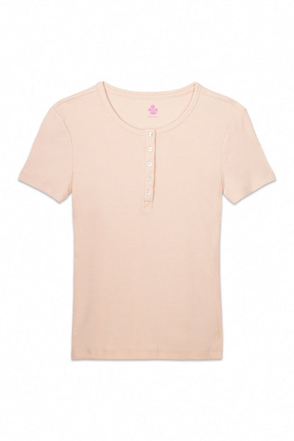 Women Secret_Orange Ribbed Short Sleeve T-Shirt_3279700_67_06