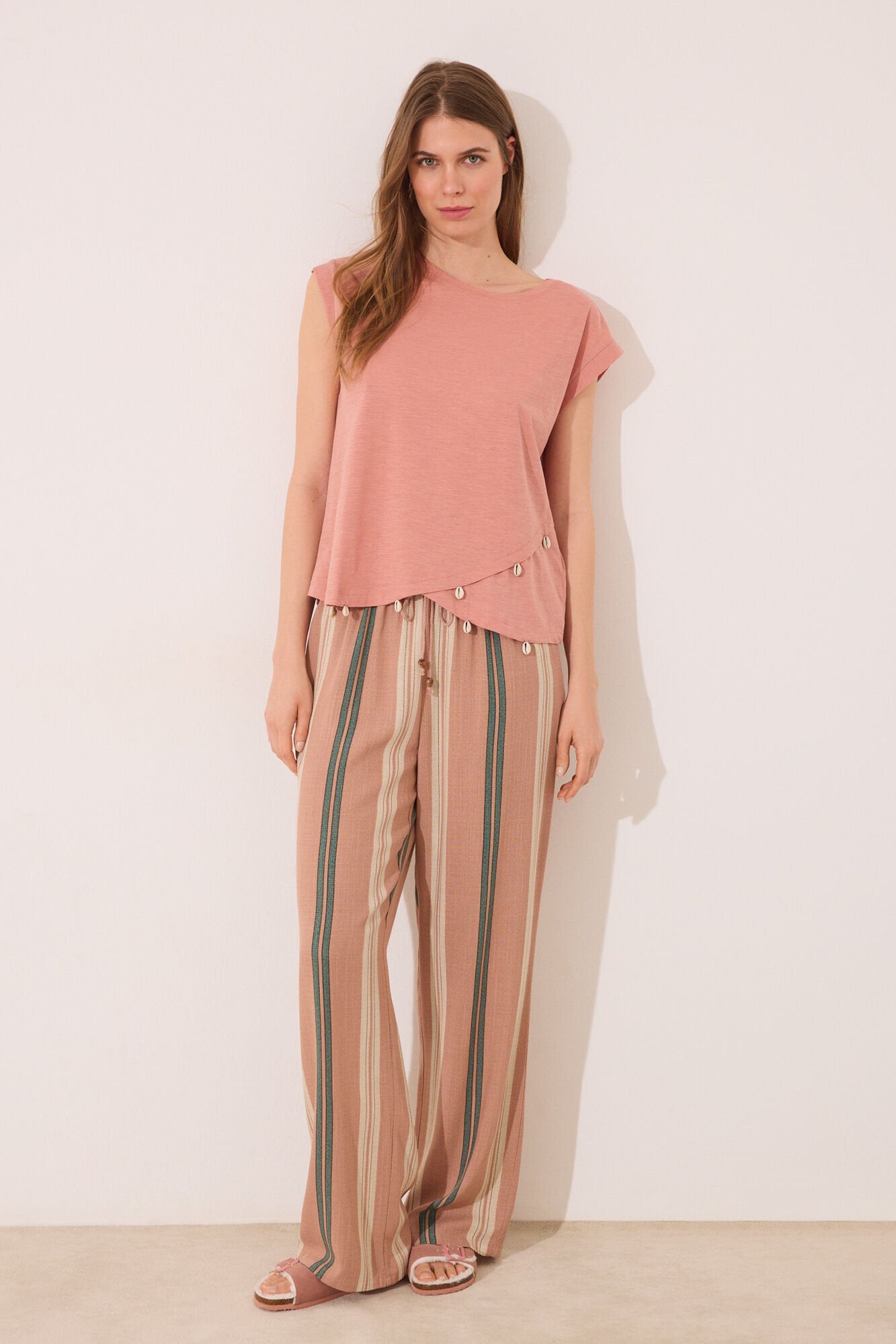 Women Secret_Orange Sleeve T-Shirt_3279708_65_04