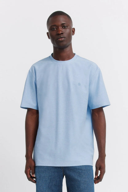 Springfield Blue Men Oxford T-Shirt SKU: 3283433_15 Image 01