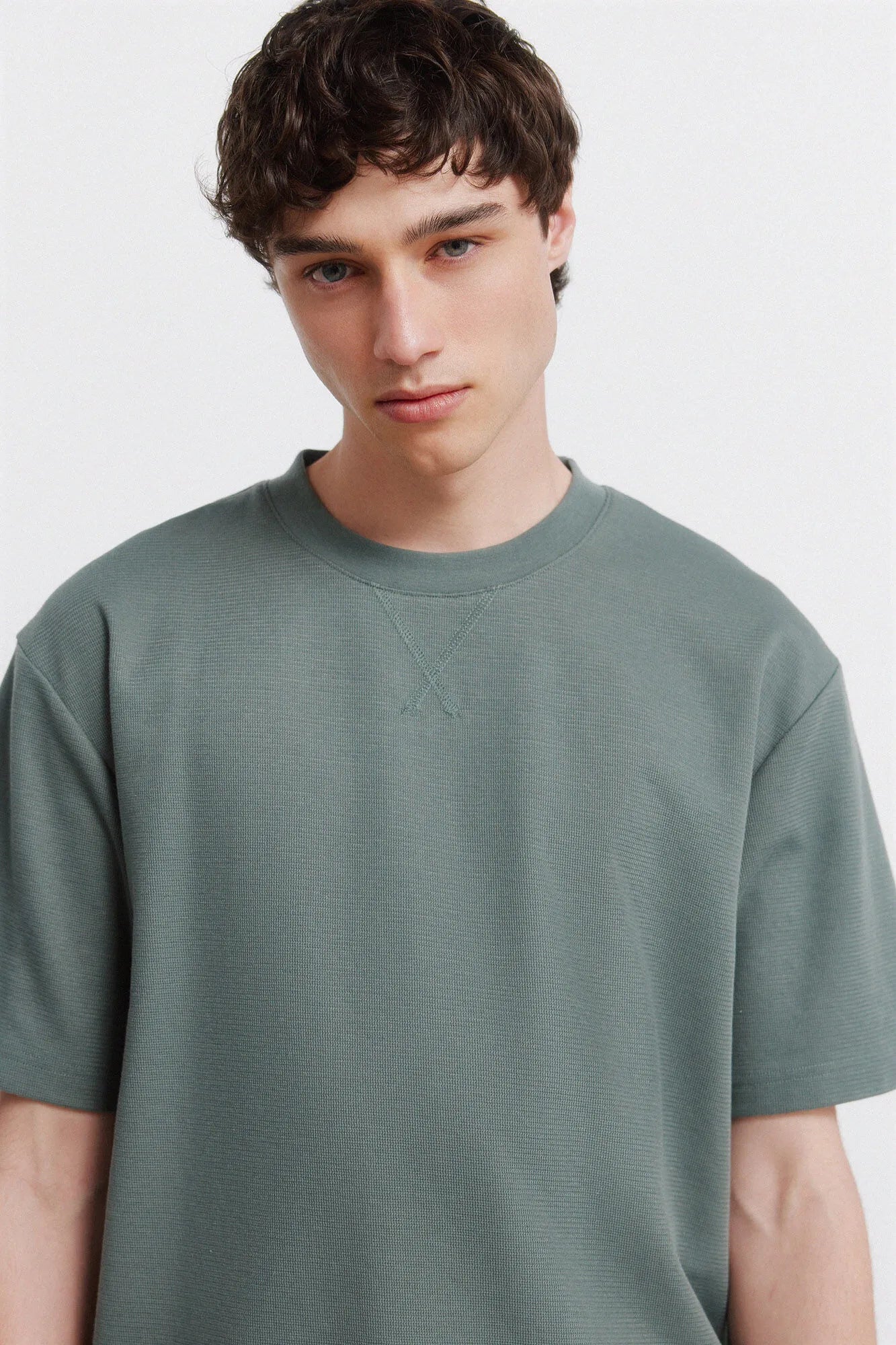Springfield 0 Men Waffle T-Shirt SKU: 3283434_23 Image 02