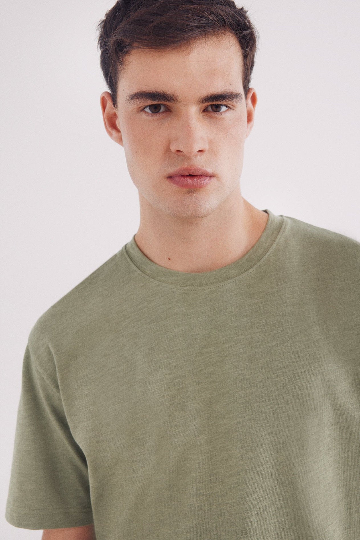 Springfield_Slub Cotton T-Shirt_3289503_93_02