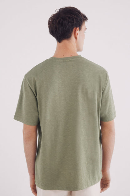 Springfield_Slub Cotton T-Shirt_3289503_93_03