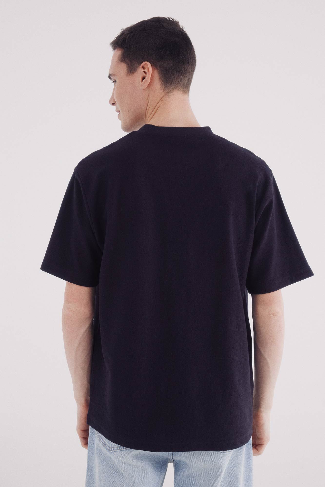 Springfield_Textured T-Shirt_3289507_10_05