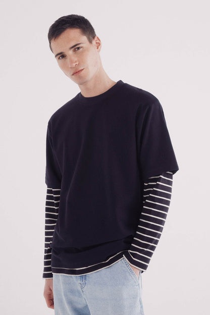 Springfield_Textured T-Shirt_3289507_10_06