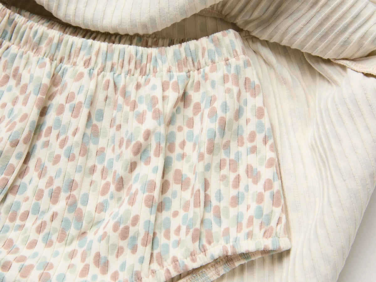 Benetton Creamy White Girl Dress with Panties SKU: 32DRAV00S_901 Image 03