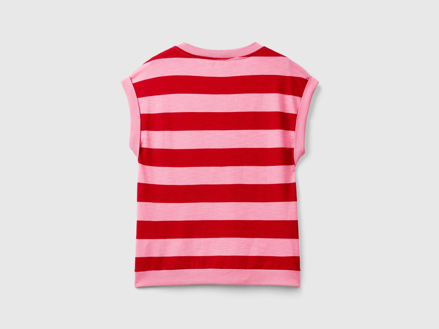 Striped T-Shirt In 100% Cotton_32FXD107K_78T_04