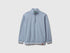 Benetton_Light Blue_High Neck Sweatshirt with Zipper_32N4C10PS_0W2_01
