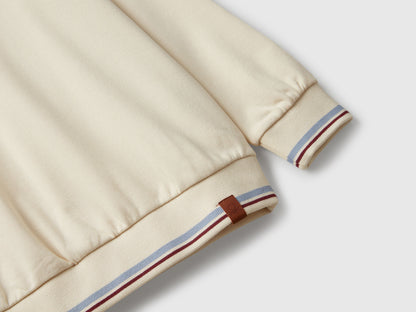 Benetton_Creamy White_High Neck Sweatshirt with Zipper_32N4C10PS_3C9_03