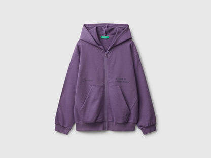 Benetton_Purple_Zip-Up Sweatshirt with Print_32N4C505I_1V4_01
