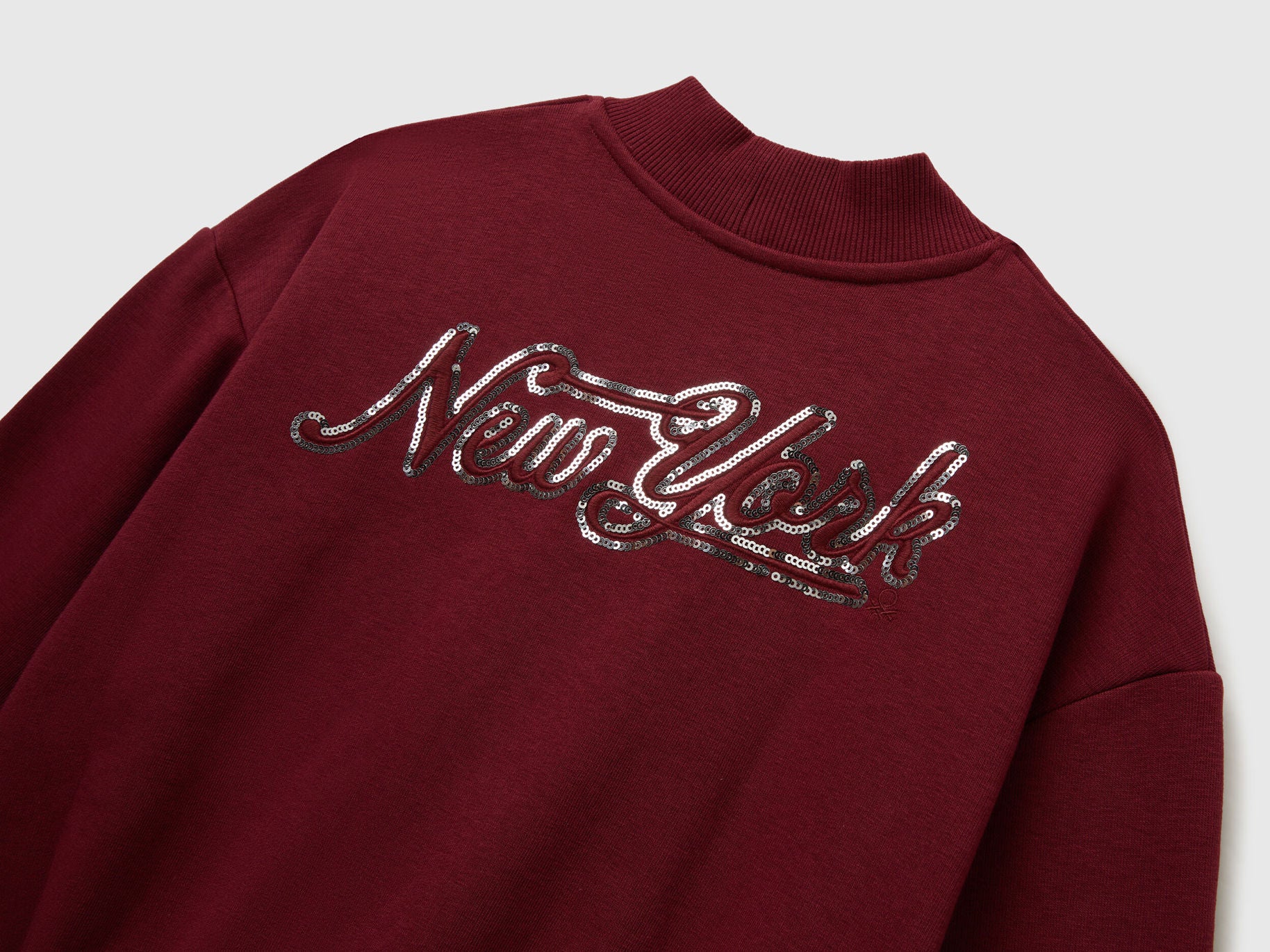Benetton_Burgundy_Sweat Cardigan with Sequins_32N4C600J_236_03