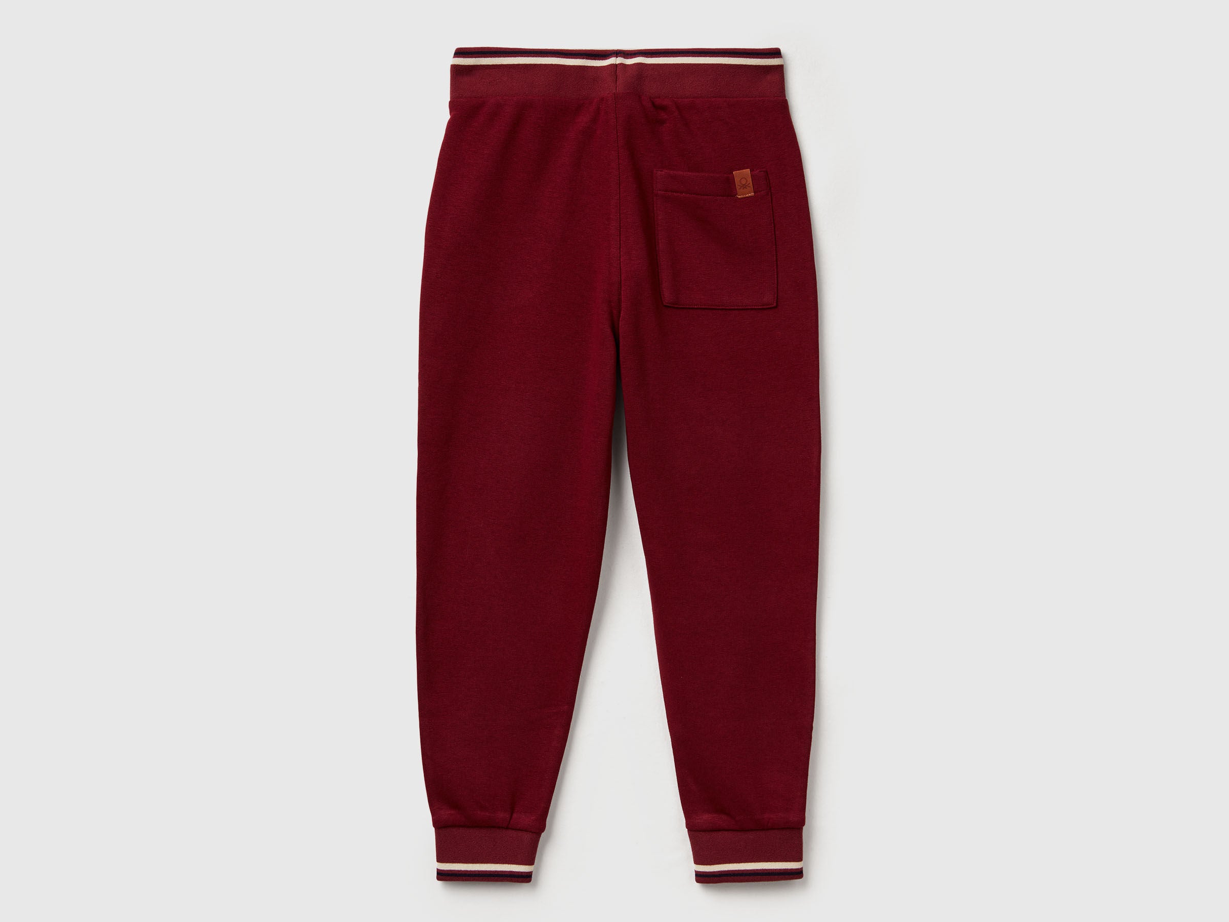 Benetton_Burgundy_Sweatpants with Straight Leg_32N4CF06E_129_02