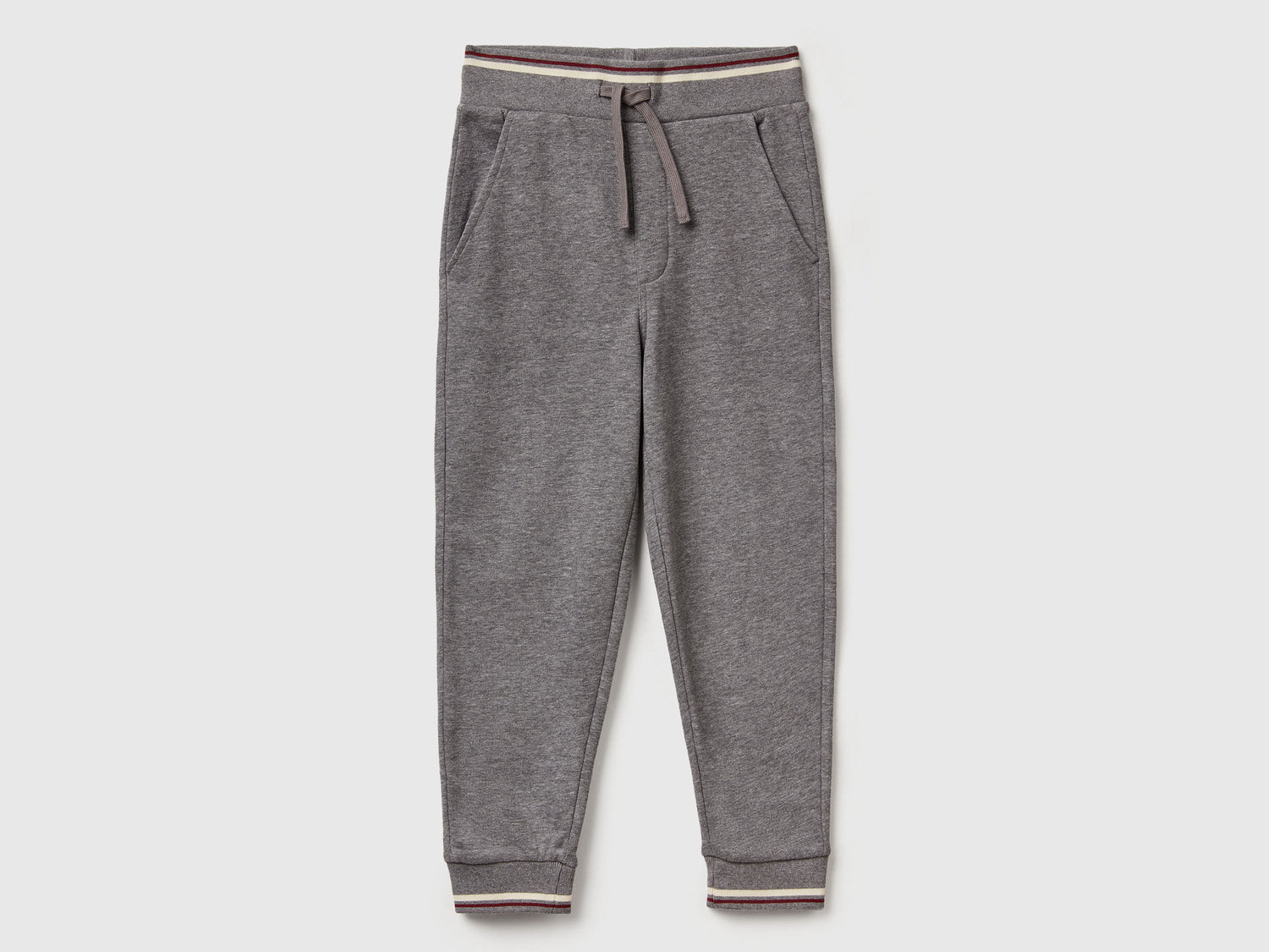 Benetton_Dark Gray_Sweatpants with Straight Leg_32N4CF06E_507_01