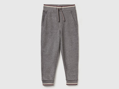 Benetton_Dark Gray_Sweatpants with Straight Leg_32N4CF06E_507_01