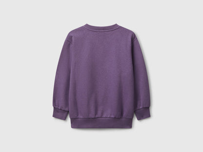Benetton_Purple_Sweatshirt with Kangaroo Pocket_32N4G10KO_1V4_02