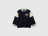 Benetton_Dark Blue_Bomber Jacket in Sweat Fabric with Print and Embroidery_32N4G503Z_016_01