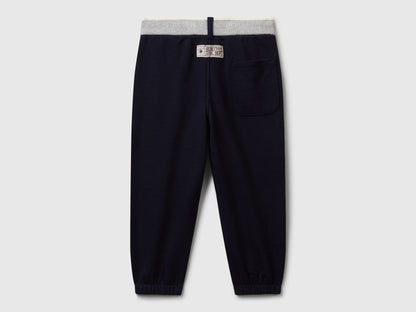 Benetton_Dark Blue_Sweatpants with Drawstring_32N4GF050_016_02