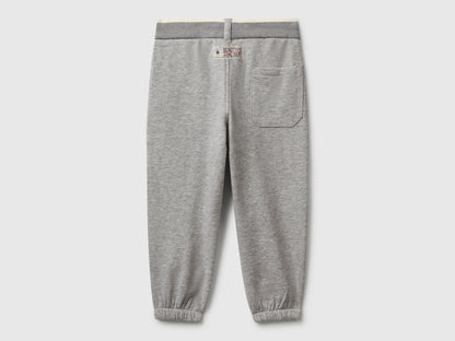 Benetton_Light Gray_Sweatpants with Drawstring_32N4GF050_501_02