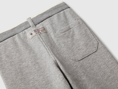 Benetton_Light Gray_Sweatpants with Drawstring_32N4GF050_501_03