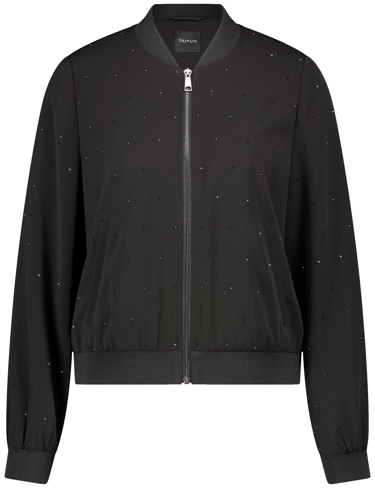 Taifun_Black_Blazer Cardigan Short-Sleeve Lined_330019-72014_1100_01