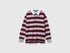 Benetton_Burgundy_Striped Cotton Polo_33CKC301X_901_01