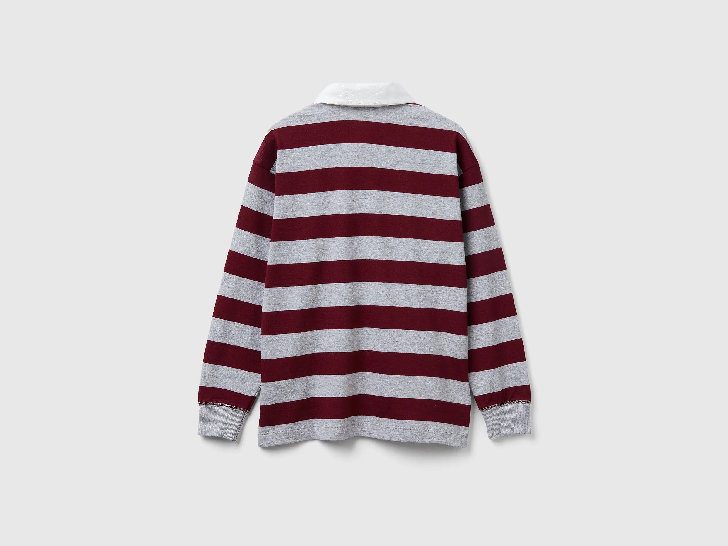 Benetton_Burgundy_Striped Cotton Polo_33CKC301X_901_02