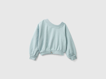 Sweatshirt With Uneven Neckline_33NVC400B_32M_01