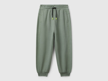 Benetton_Light Green_Sweatpants with Graffiti Print_33NVCF06D_075_01