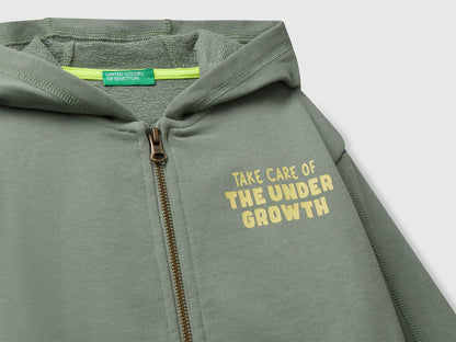 Benetton_Light Green_Sweatshirt with Kangaroo Pocket_33NVG5041_075_03