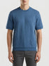 Benetton Blue Men Jacquard T-Shirt SKU: 33T4U10CD_217 Image 00