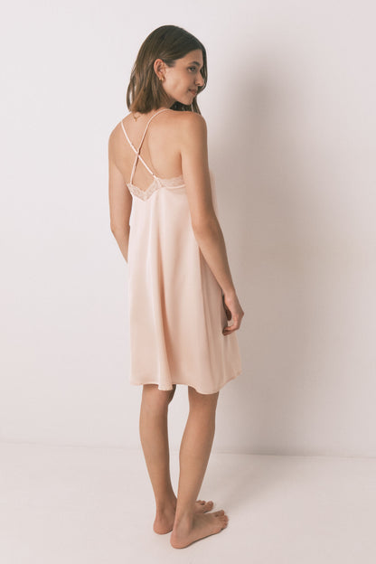 Women Secret_Orange_Orange Lace Satin Nightgown_3412907_64_04