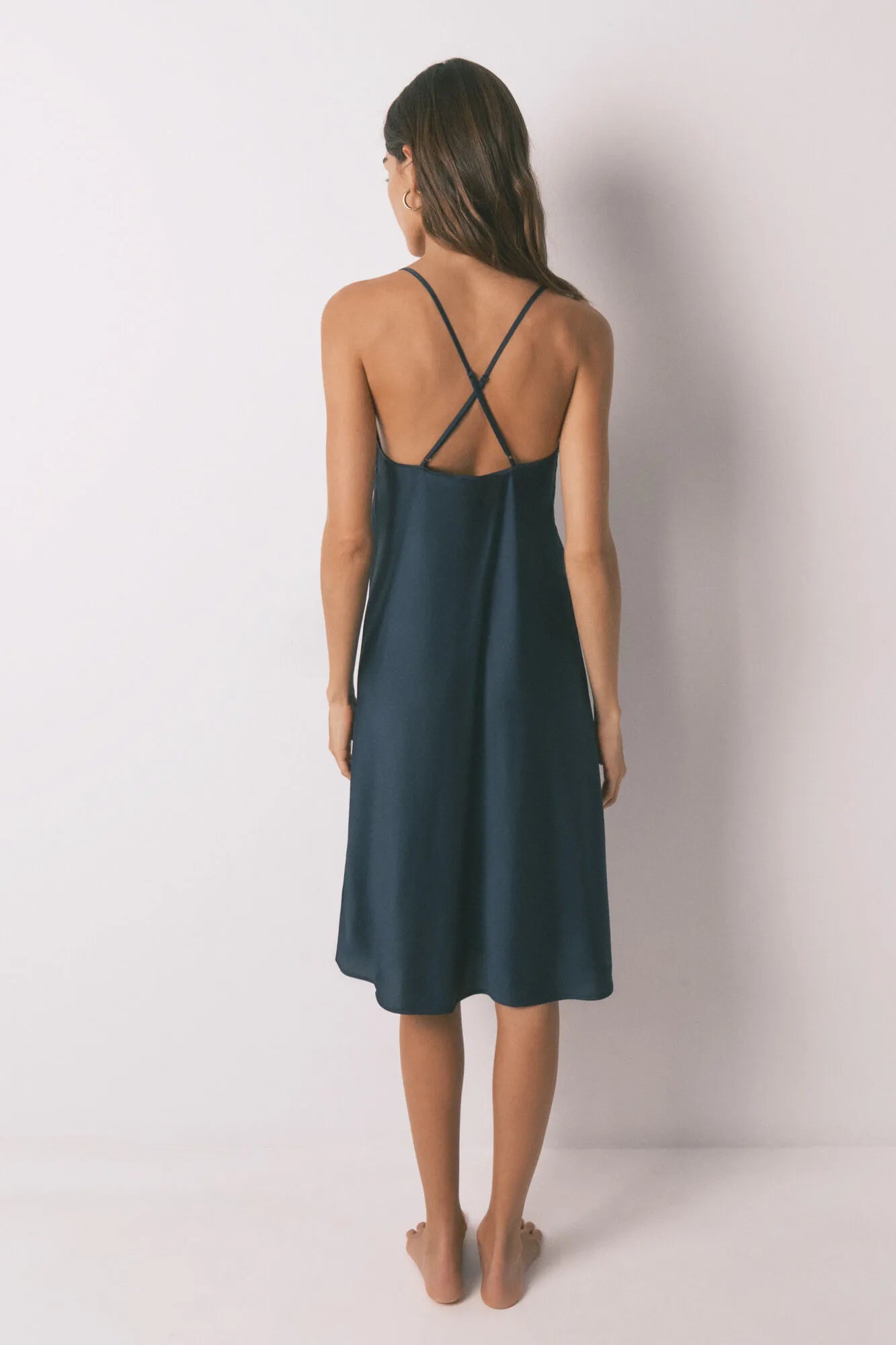 Women Secret_Medium Blue_Midi Blue Satin Nightgown_3412913_12_05