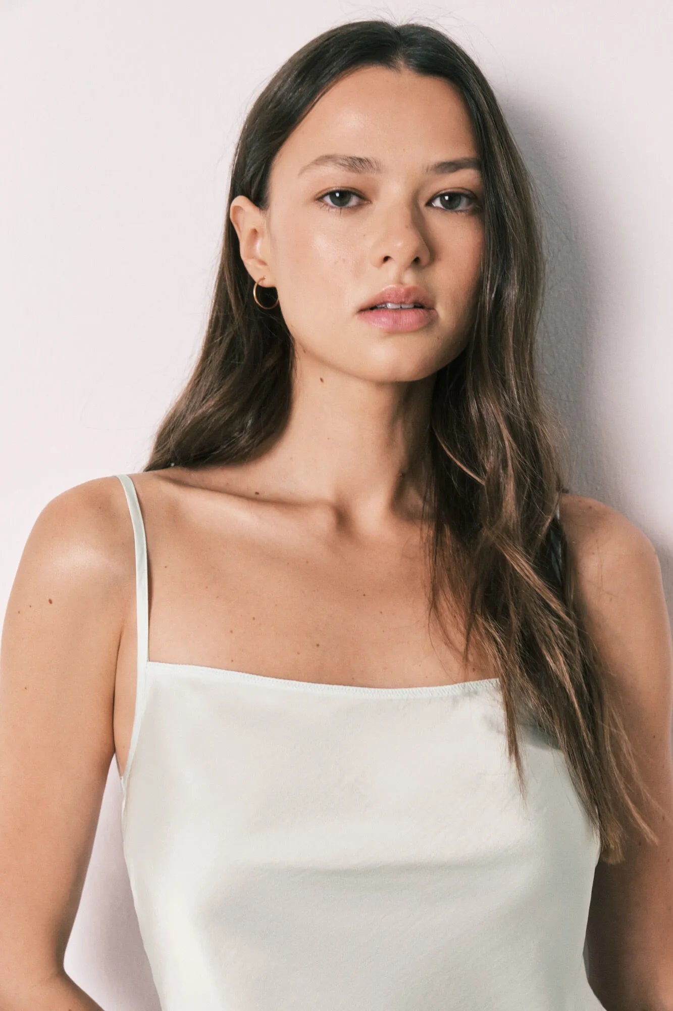 Women Secret Green Women Green Satin Strappy Midi Nightgown SKU: 3413708_22 Image 04