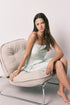 Women Secret Green Women Green Satin Strappy Midi Nightgown SKU: 3413708_22 Image 07