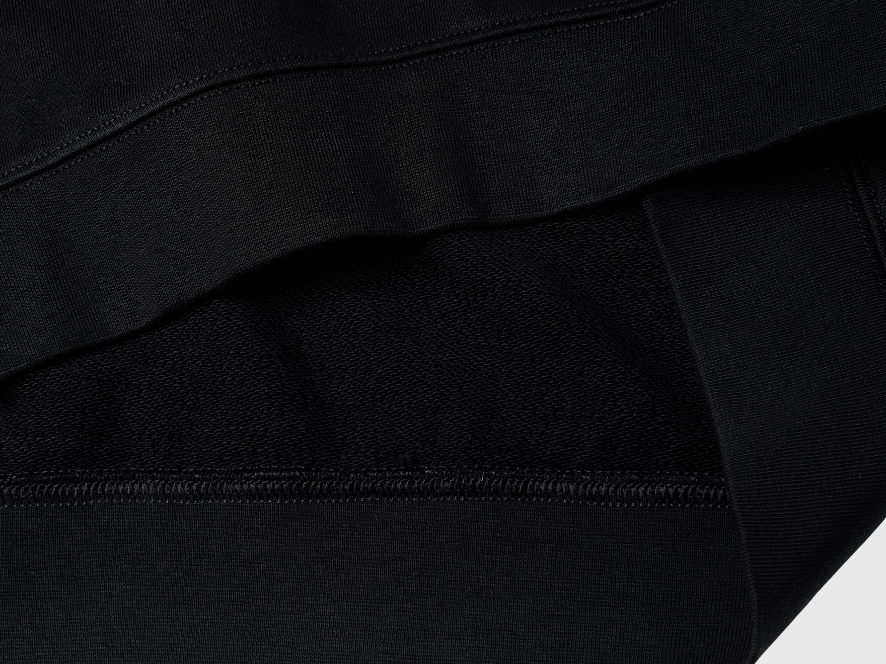 Benetton_Black_Sweatshirt with Logo Patch_342ZU1093_100_07