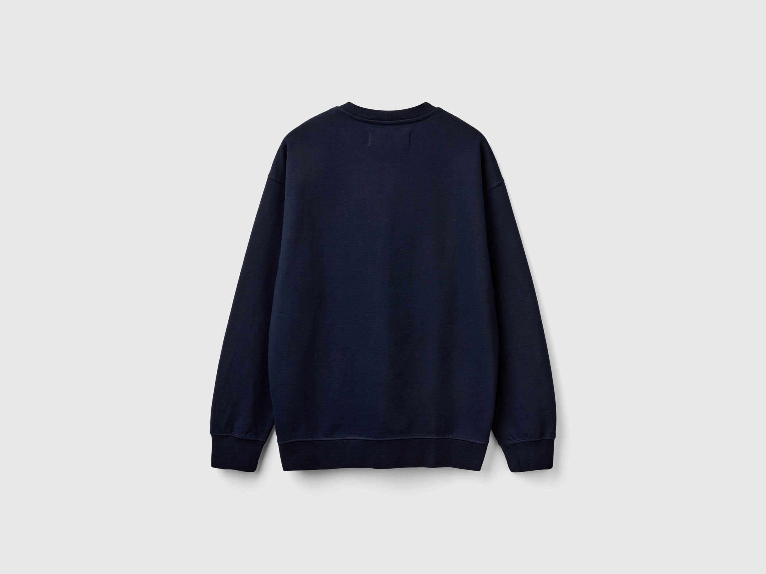 Crew Neck Sweatshirt with Logo Print_342ZU1094_016_04