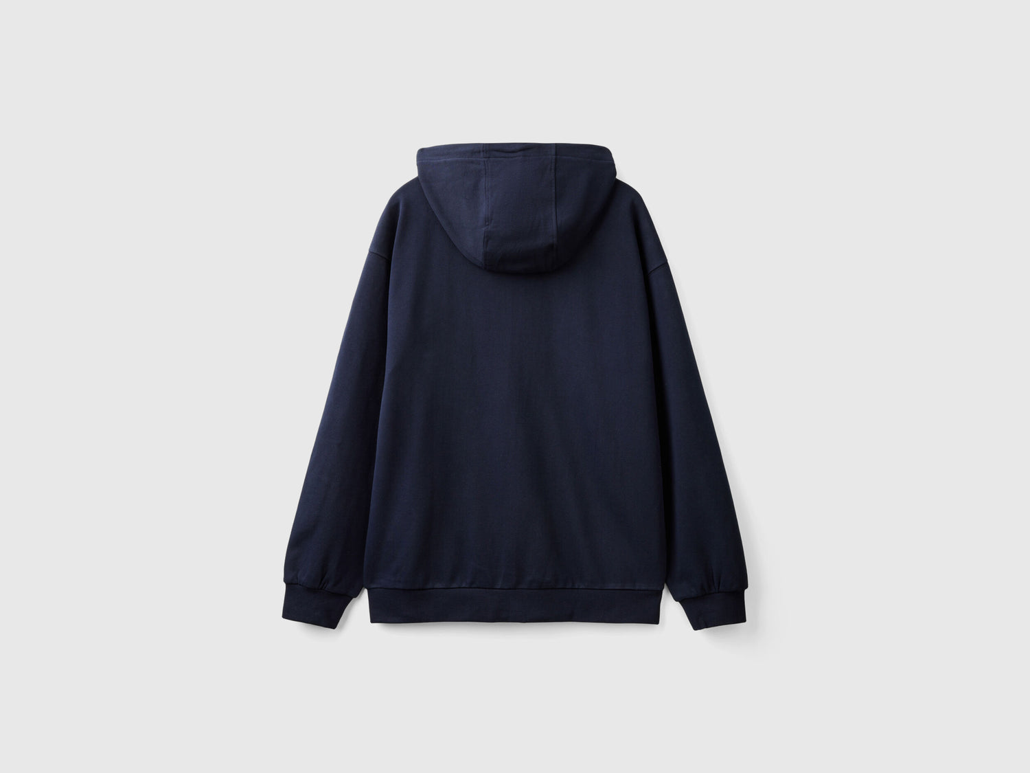 Benetton_Dark Blue_Zip-Up Hoodie in Cotton_342ZU500P_016_06