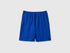 Benetton Bright blue Men Cotton Fleece Bermuda Shorts SKU: 342ZU900X_19R Image 01
